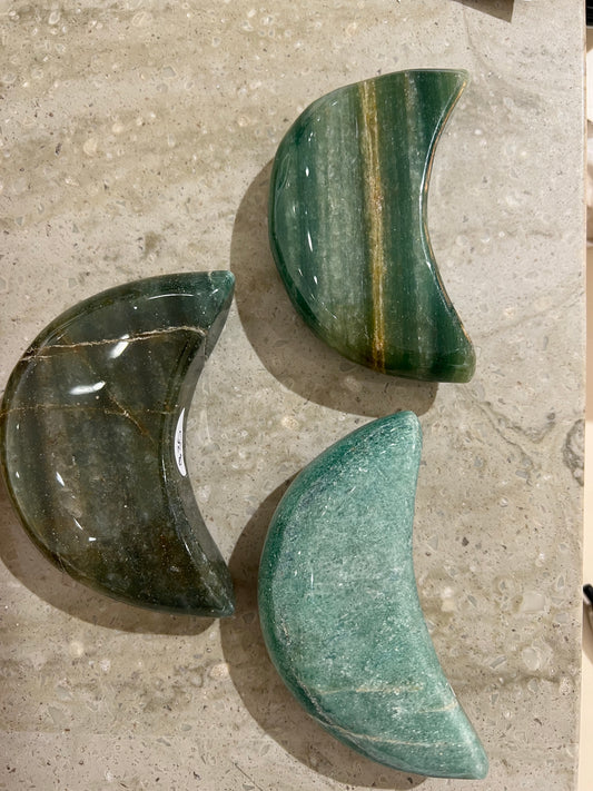 Green Aventurine Moon