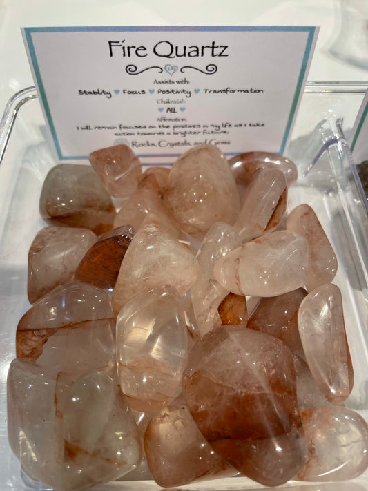 Fire Quartz Tumble