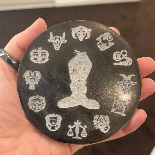 Selenite Zodiac Charging Plate