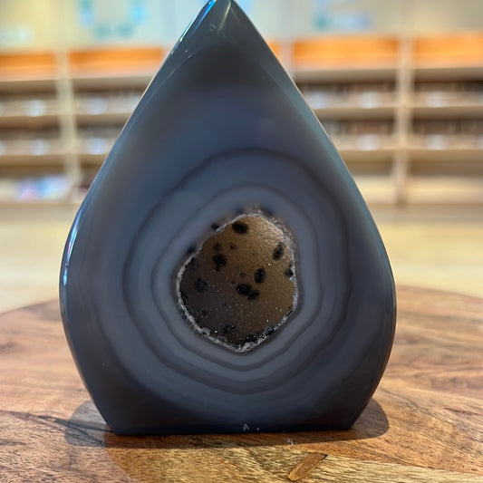 Druzy Agate Flame