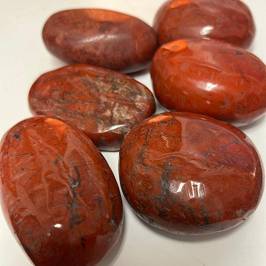 Red Jasper Palm Stone