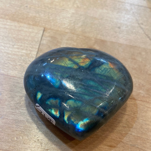 Labradorite Heart