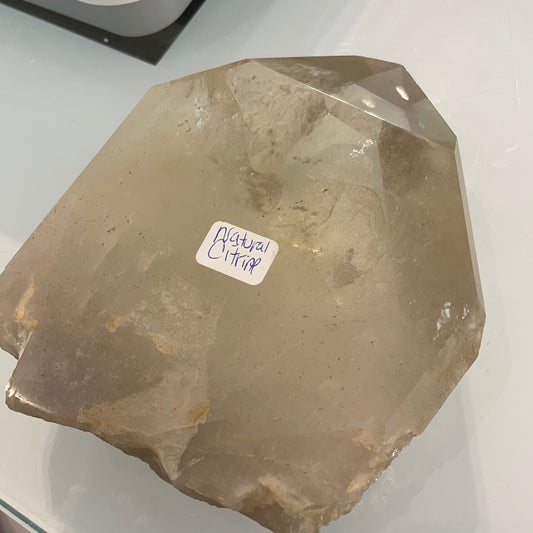 Natural Citrine with Lepidolite