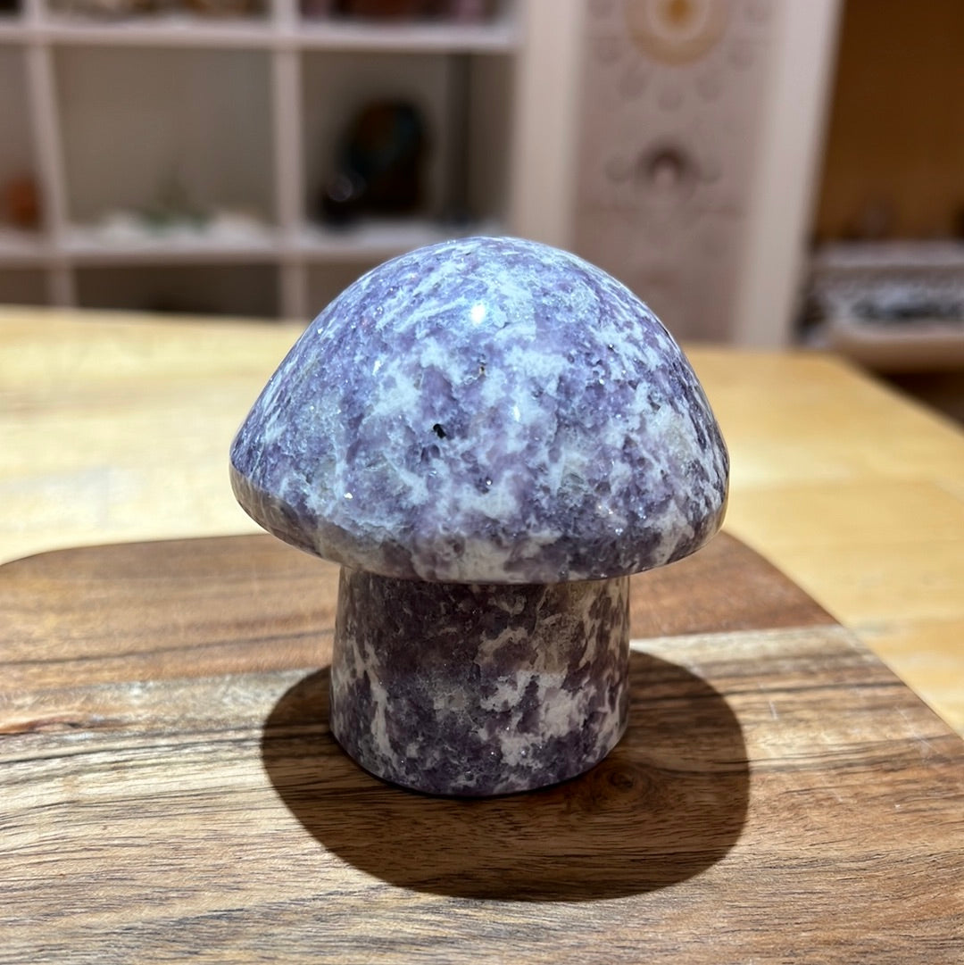 Lepidolite Mushroom