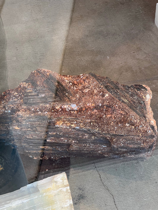 Black Tourmaline With Mica