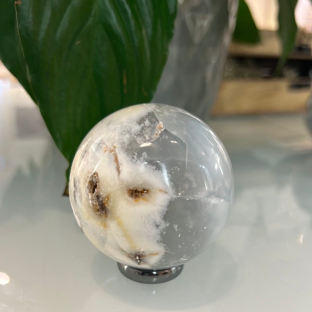 Jasper Chalcedony Sphere
