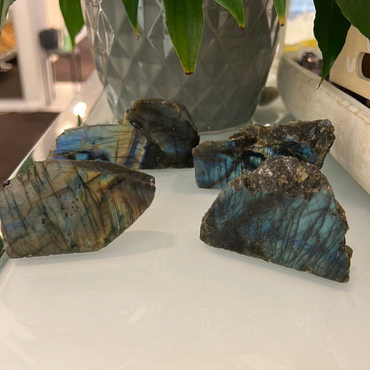 Half Polished Labradorite