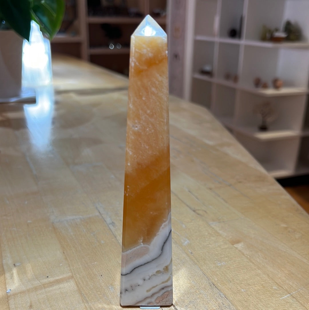 Yellow Calcite Tower