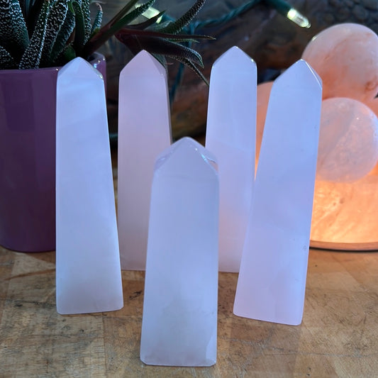 Pink Calcite Tower