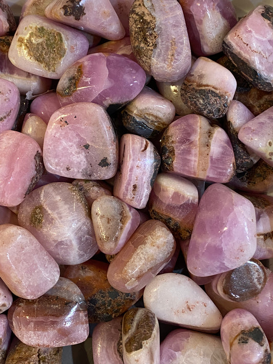 Pink Aragonite Tumble