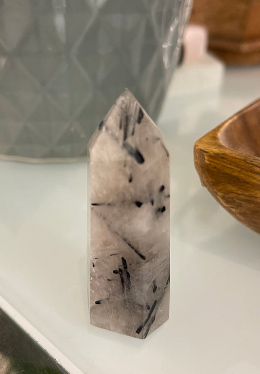 Tourmilated Quartz Tower