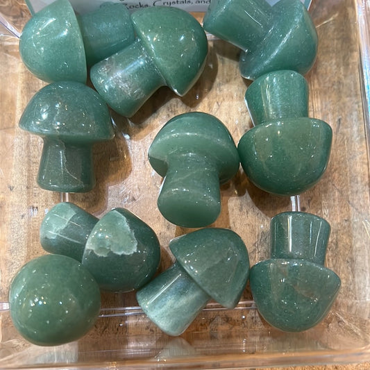 Green Aventurine Mini Mushroom