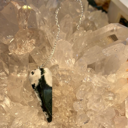 Green Sardonyx Pendulum
