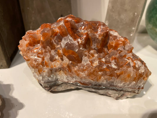 Tri-Color Calcite W/Red Top