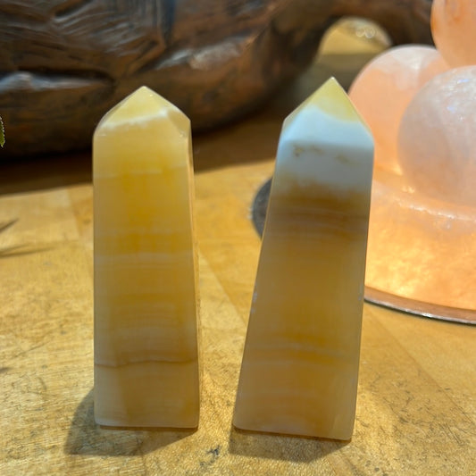 Orange Calcite Tower